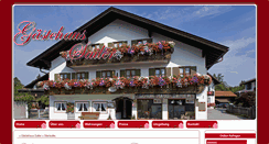 Desktop Screenshot of gaestehaus-sailer.de